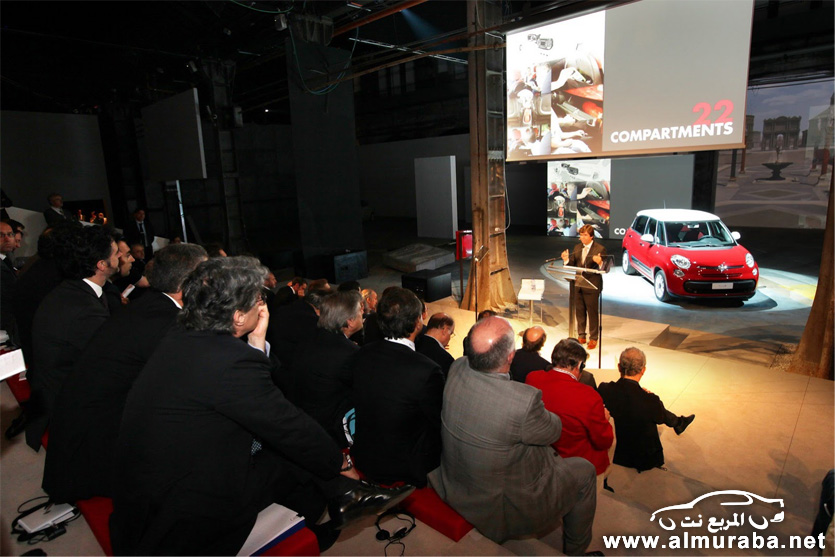 فيات 500 2013 الجديدة متعددة المهام الصغيرة صور واسعار ومواصفات من حفل التدشين Fiat 500L 2013 28